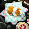 Picture of 3 Pieces Guinea Pig Bed Mat Rabbit Warm Bed Hamster Bedding Winter Hamster Sleep Pad for Bunny Hamster Squirrel Hedgehog Chinchilla, 3 Colors (Heart)