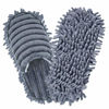 Picture of Microfiber Slippers Floor Cleaning Mop Men and Women House Dusting Slippers Floor Dust Dirt Cleaning Slipper (Blue-grey, Women 7-10/Men5-8)