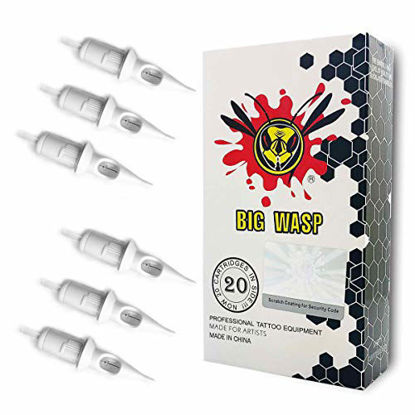 Picture of BIGWASP 9RL Disposable Tattoo Needle Cartridge 9 Round Liner 20Pcs