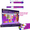 Picture of Desire Deluxe Hair Chalk Gift for Girls Makeup Kit of 10 Temporary Colour Pens Gifts, Great Toy for Kids Age 5 6 7 8 9 10 11 12 13 Years Old