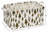 Picture of Sea Team 16.5" x 11.8" x 9.8" Square Natural Cotton Fabric Storage Bins Shelves Storage Baskets Organizers for Nursery & Kid's Room (Tree)