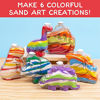 Picture of Made By Me Create Your Own Dinosaur Sand Art by Horizon Group USA, Includes 6 Dino-Themed Bottles with Caps, 8 Sand Colors, Glitter, Funnel & More, Multi