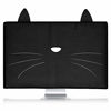 Picture of kwmobile Monitor Cover Compatible with Apple iMac 27" / iMac Pro 27" - Dust Monitor Case Screen Display Protector - Meow Meow White/Black