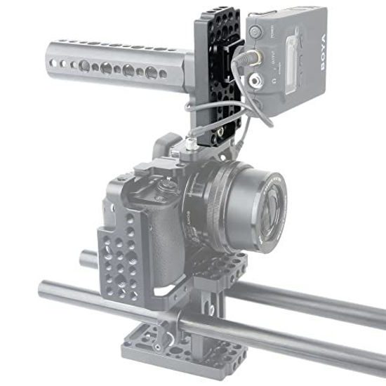 Picture of NICEYRIG Multifunctional Camera Cheese Easy Plate with Cold Shoe Mount for Railblocks, Dovetails and Short Rods