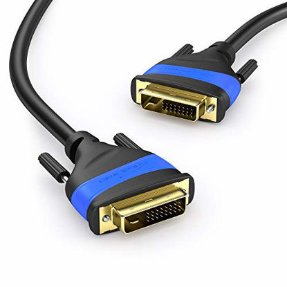 Picture of KabelDirekt - DVI to DVI Dual Link Cable (15 feet) DVI-D 24+1 High Resolution (2560x1600) Digital Video Connection with Ferrite Core & Double Shielding - Top Series