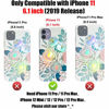 Picture of SUGUAN 6.1 inches Apple iPhone 11 Phone Cases, Holographic Shiny Flower Design Soft TPU Protective Cover (Tulip,Rose)