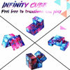 Picture of Infinity Cube Fidget Toy, Fidget Cube Toys, Fidget Blocks for Stress Relieving, Killing Time Fidget Cube for OCD/ADD/ADHD (Galaxy Space) Eoqiza