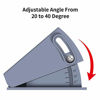 Picture of XTU Adjustable 20 to 40 Degree Angle Mount Compatible with J1 Wireless Video Doorbell, Angle Adjustment Adapter Mounting Plate Bracket Wedge Kit