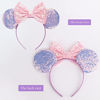 Picture of DRESHOW Mickey Ears Bow Headbands Glitter Party Decoration Cosplay Costume for Girls & Women