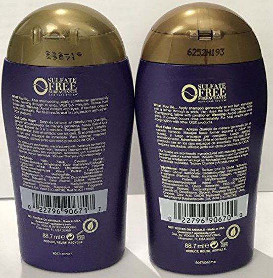 travel size ogx shampoo
