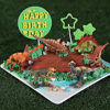 Picture of Dinosaur Playset Toys 12 Figures with Activity Play Mat & Trees,Realistic Educational Kit as Good Birthday Gifts for Kids Boys & Girls