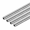 Picture of uxcell 304 Stainless Steel Round Tubing 6mm OD X 1mm Wall Thickness 250mm Length Seamless Straight Pipe Tube 4 Pcs