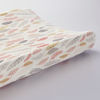 Picture of Lambs & Ivy Family Tree Coral/Gray/Gold Feather Changing Pad Cover