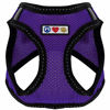 Picture of Pawtitas Pet Reflective Mesh Dog Harness Step in or Vest Harness, Comfort Control, Training Walking of Your Puppy/Dog XXS Extra Extra Small Purple Dog Harness