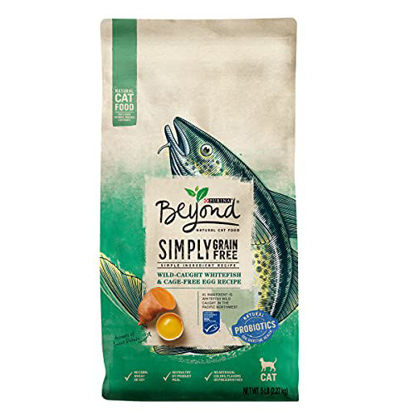 Picture of Purina Beyond Grain Free, Natural Dry Cat Food, Simply Grain Free Ocean Whitefish & Egg Recipe - 5 lb. Bag