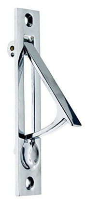 Picture of idh by St. Simons 14020-026 Professional Grade Quality Solid Brass 4" Edge Pull, Polished Chrome