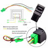 Picture of iztor Blue LED Multi-Purpose Switch for Toyota pushbutton Switch with Connector Wire Kit