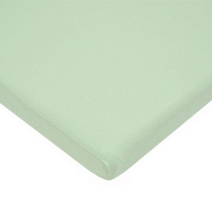 Picture of TL Care Supreme 100% Natural Cotton Jersey Knit Fitted 18" x 36" Cradle/Bassinet Sheet, Celery, Soft Breathable, for Boys and Girls