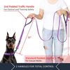 Picture of Pioneer Petcore Dog Leash 6ft Long,Traffic Padded Two Handle,Heavy Duty,Reflective Double Handles Lead for Control Safety Training,Leashes for Large Dogs or Medium Dogs,Dual Handles Leads (Purple)