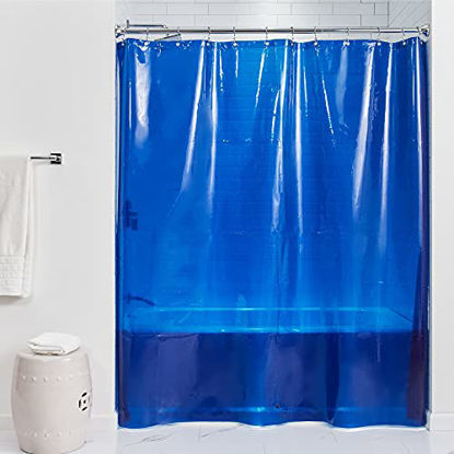 Gorilla Grip Bath Tub Mat and Shower Curtain Liner, PEVA, Both Clear, Bath  Mat Size 35x16, and Shower Curtain Liner Size