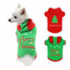 Picture of HYLYUN Puppy Christmas Outfit 2 Packs - Small Dog Christmas Outfits Pet Santa Claus Suit Dog Hoodies for Small Dogs and Cats XL