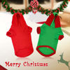 Picture of HYLYUN Puppy Christmas Outfit 2 Packs - Small Dog Christmas Outfits Pet Santa Claus Suit Dog Hoodies for Small Dogs and Cats XL