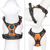 Picture of PHOEPET No Pull Dog Harness Medium Reflective Front Clip Vest with Handle,Adjustable 2 Metal Rings 3 Buckles,[Easy to Put on & Take Off](M, Orange)