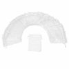 Picture of Dealglad 50pcs Drawstring Organza Jewelry Candy Pouch Christmas Wedding Party Favor Gift Bags (8x12", White)