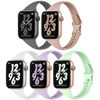 Picture of TSAAGAN 5 Pack Silicone Slim Band Compatible for Apple Watch Band 38mm 42mm 40mm 44mm 41mm 45mm, Soft Narrow Replacement Sport Strap Thin Wristband for iWatch Series 7/SE/6/5/4/3/2/1 Women Men