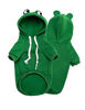 Picture of Pet Clothes Frog Costume Green Hooded Sweatshirt Cute Warm Coat-S