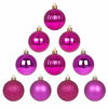 Picture of GameXcel 10Pcs Christmas Balls Ornaments for Xmas Tree - Shatterproof Christmas Tree Decorations Large Hanging Ball Fluorescent Pink3.2 x 10 Pack