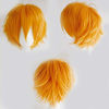 Picture of S-noilite Cosplay Wig Short Unisex Anime Wig Fluffy Hair Wig Japanese Anime Wig Comic Hairstyles With Layered Bang For Halloween Cosplay Party Costume Full Synthetic Wigs (Light Orange)