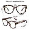 Picture of AMOMOMA Retro Oversized Reading Glasses for Women Blue Light Blocking Computer Readers Spring hinge Oprah Style AM6003 with Grey Tortoise Frame 2.50 x