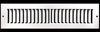 Picture of 4" X 12" Toe Space Grille - HVAC Vent Cover [Outer Dimensions: 5.5 X 13.5] - White