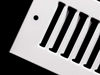 Picture of 4" X 12" Toe Space Grille - HVAC Vent Cover [Outer Dimensions: 5.5 X 13.5] - White