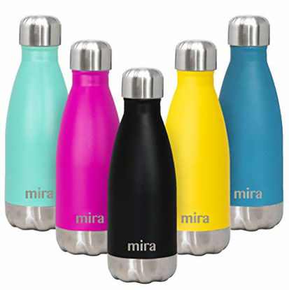 MIRA Thermos for Kids Lunch Food Jar Vacuum Insulated Stainless Steel 13.5  Ounce, Purple