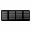 Picture of Air Vent Cover Steel Return Air Grilles - for Ceiling and Sidewall - HVAC - with Insect Protection Screen (15.74''x5.90'' Inch, Black)