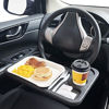 Picture of MINI-FACTORY Car Steering Wheel Tray Desk Eating Table for Food Drink Notebook Laptop - Black