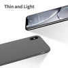 Picture of OTOFLY iPhone Xs Max Case,Ultra Slim Fit iPhone Case Liquid Silicone Gel Cover with Full Body Protection Anti-Scratch Shockproof Case Compatible with iPhone Xs Max, [Upgraded Version] (Space Gray)