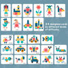 Picture of TOY Life 190Pcs Wooden Pattern Blocks for Kids Shape Puzzle Pattern Play Tangram Puzzles for Kids Ages 4-8 Geometric Shapes for Kids Preshool Kindergarten Montessori Toys with 24 Pcs Design Cards