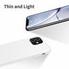 Picture of OTOFLY iPhone 11 Case,Ultra Slim Fit iPhone Case Liquid Silicone Gel Cover with Full Body Protection Anti-Scratch Shockproof Case Compatible with iPhone 11 (White)