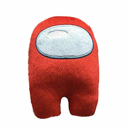 Picture of KONGQI Among Us Plush Toys Among Us Merch Plushie Plushie Gifts for Game Fans 3.9 inch (1Red)