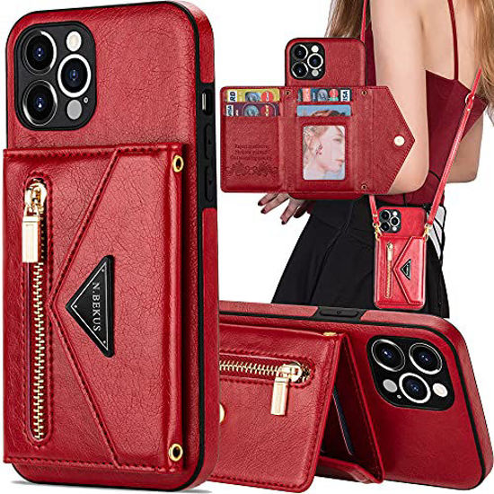 Women Crossbody Phone Bags for Mobile Cell Phone Holder Pocket Wallet PU  Leather Sling Wallet