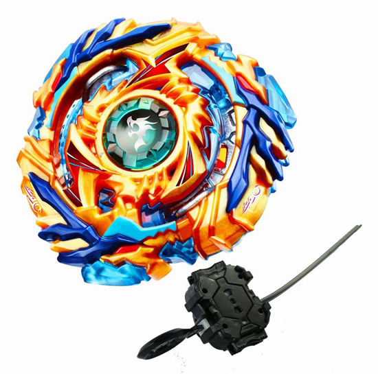 Picture of Bey Burst Turbo Evolution Metal Fusion Starter Drain Fafnir.8.Nt Stamina with Launcher Stater Set Toy for Prime Battle God kit High Performance