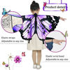 Picture of Kids Butterfly-Wings for Girls Dress Up Costume with Headband-Mask Halloween Party Favors (purple)