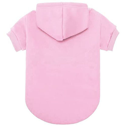 Picture of BINGPET Blank Basic Polyester Pet Dog Sweatshirt Hoodie BA1002, Pink Medium