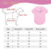 Picture of BINGPET Blank Basic Polyester Pet Dog Sweatshirt Hoodie BA1002, Pink Medium