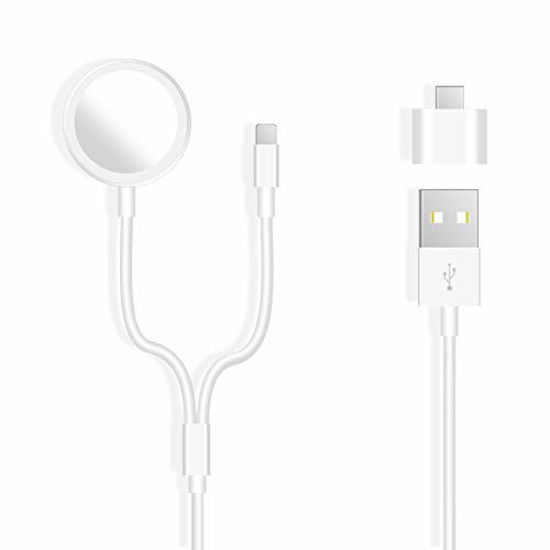 Picture of Watch Charger, Magnetic Wireless Watch Charging Cable Cord Compatible with Apple Watch Series Se 6 5 4 3 2 1 (Single)