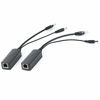 Picture of Xenocam 2-Pack Active PoE Power Over ethernet Splitter Adapter 48V to 12V, IEEE 802.3af Compliant 10/100Mbps PoE Splitter with 12V Output for Surveillance Camera