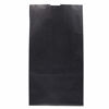 Picture of JAM PAPER 100% Recycled Snack/Lunch Bags - Large (6 x 11 x 3 3/4) - Black Kraft Grocery Bags - 25/Pack